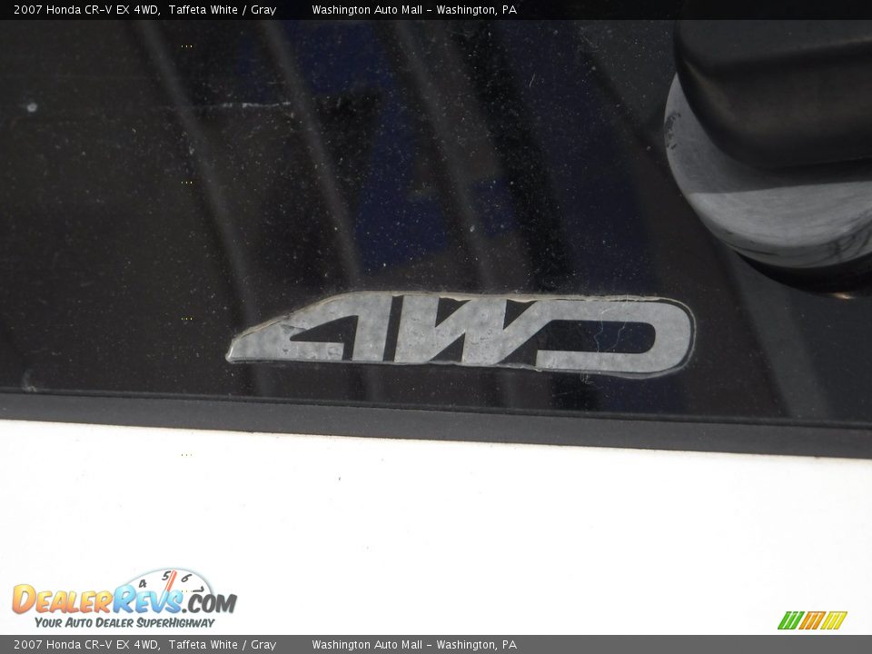 2007 Honda CR-V EX 4WD Taffeta White / Gray Photo #11