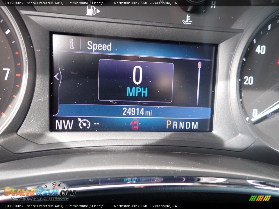 2019 Buick Encore Preferred AWD Summit White / Ebony Photo #23
