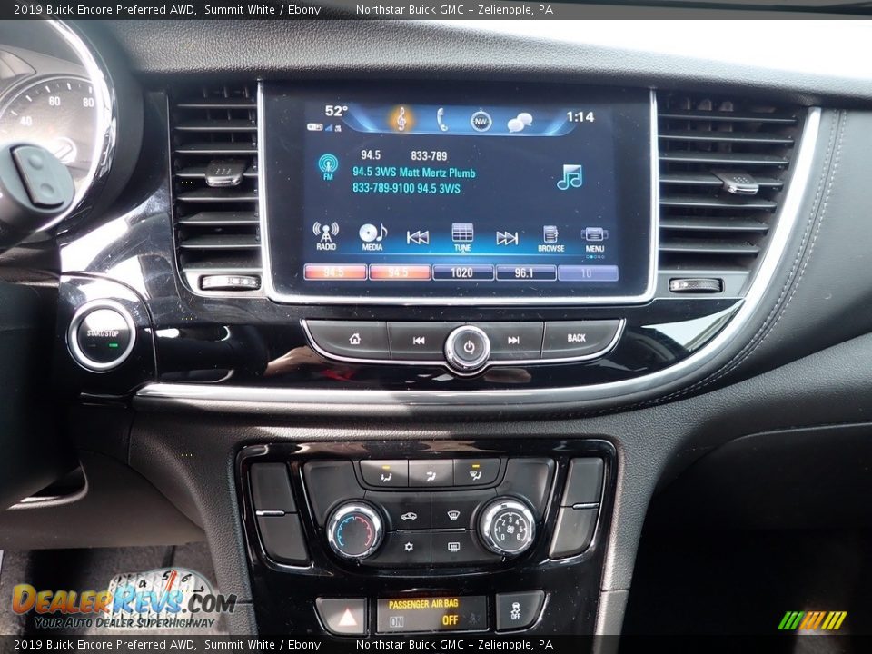 2019 Buick Encore Preferred AWD Summit White / Ebony Photo #24