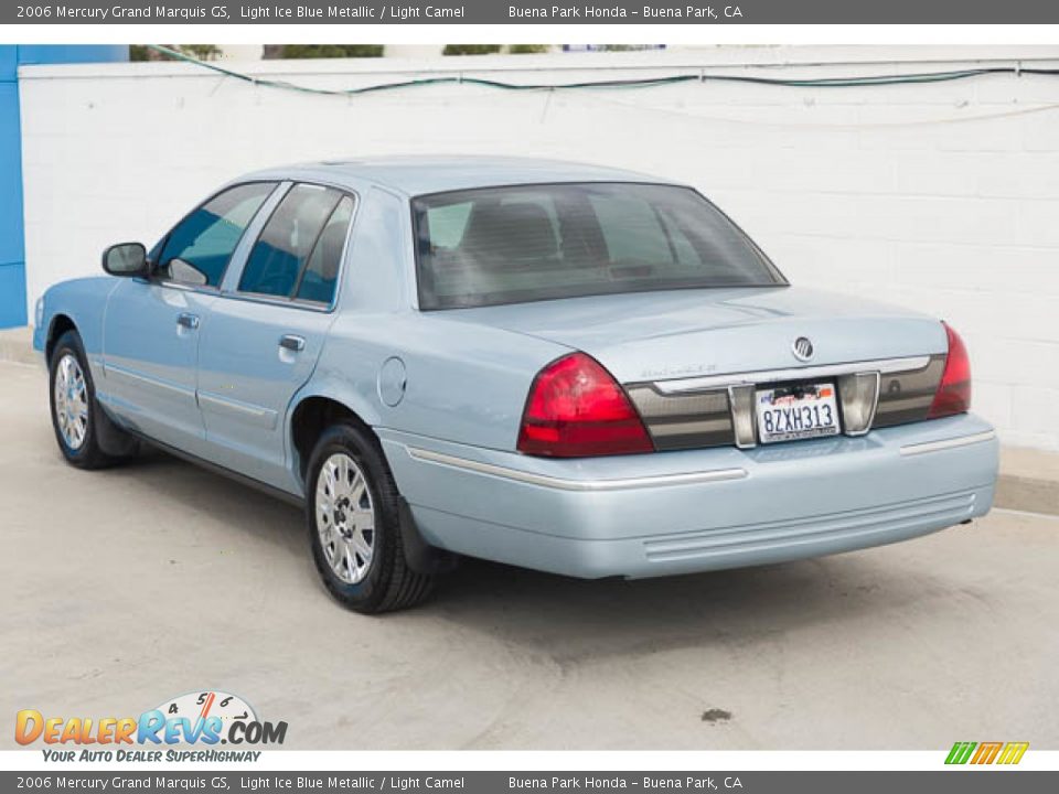 2006 Mercury Grand Marquis GS Light Ice Blue Metallic / Light Camel Photo #2