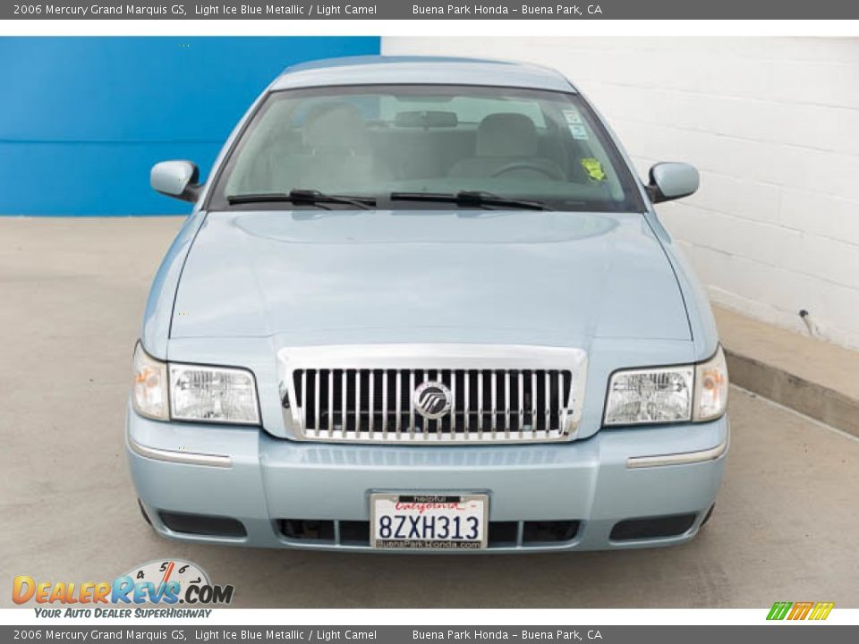 2006 Mercury Grand Marquis GS Light Ice Blue Metallic / Light Camel Photo #7