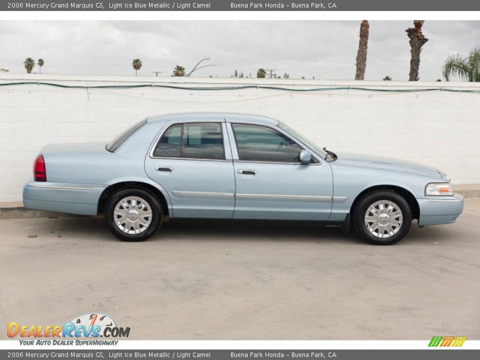 2006 Mercury Grand Marquis GS Light Ice Blue Metallic / Light Camel Photo #14