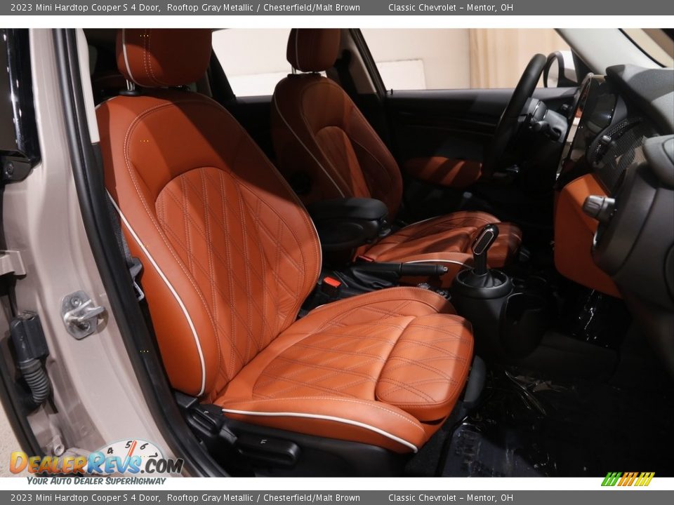 Chesterfield/Malt Brown Interior - 2023 Mini Hardtop Cooper S 4 Door Photo #17