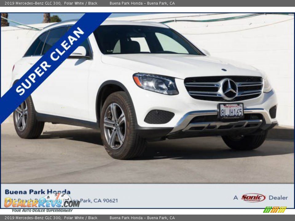 2019 Mercedes-Benz GLC 300 Polar White / Black Photo #1