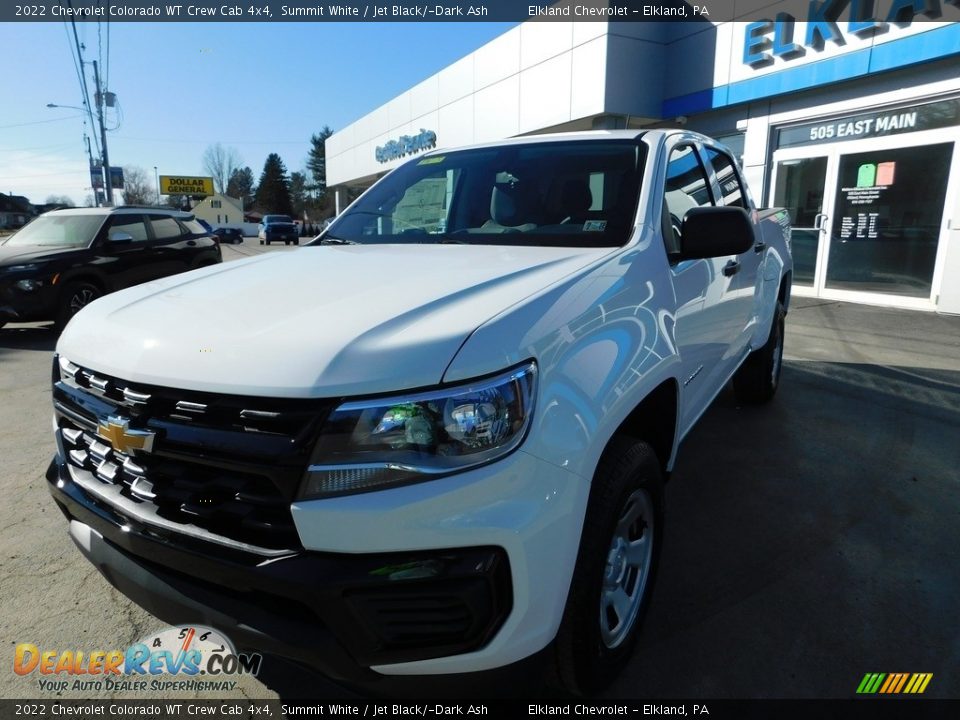 2022 Chevrolet Colorado WT Crew Cab 4x4 Summit White / Jet Black/­Dark Ash Photo #2