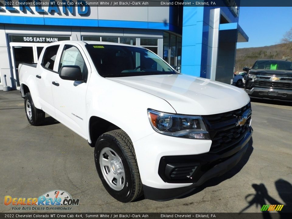 2022 Chevrolet Colorado WT Crew Cab 4x4 Summit White / Jet Black/­Dark Ash Photo #4