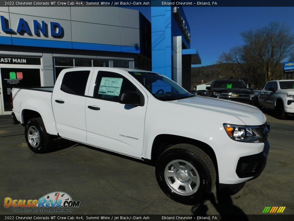 2022 Chevrolet Colorado WT Crew Cab 4x4 Summit White / Jet Black/­Dark Ash Photo #5