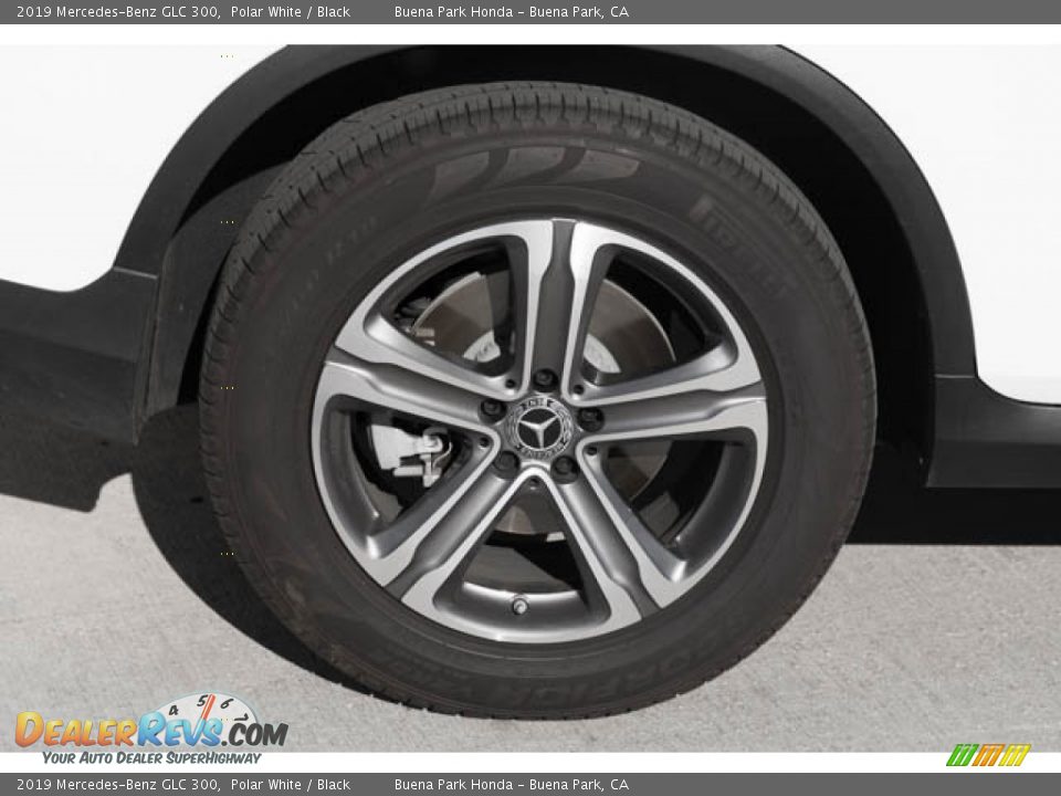 2019 Mercedes-Benz GLC 300 Polar White / Black Photo #35