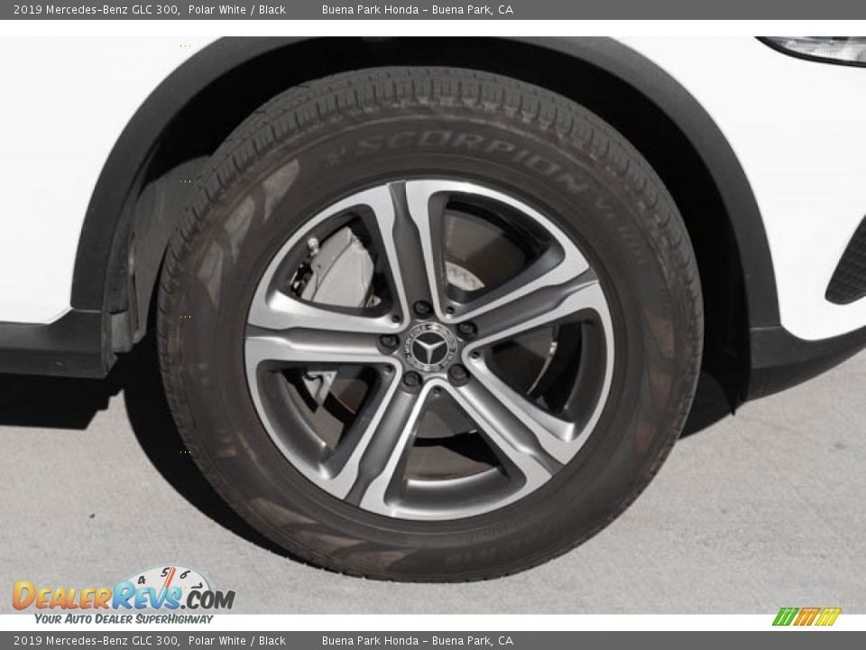 2019 Mercedes-Benz GLC 300 Polar White / Black Photo #36