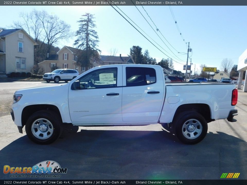 2022 Chevrolet Colorado WT Crew Cab 4x4 Summit White / Jet Black/­Dark Ash Photo #11