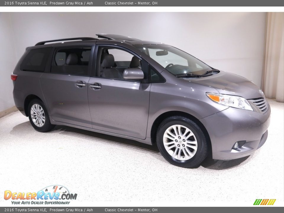 2016 Toyota Sienna XLE Predawn Gray Mica / Ash Photo #1