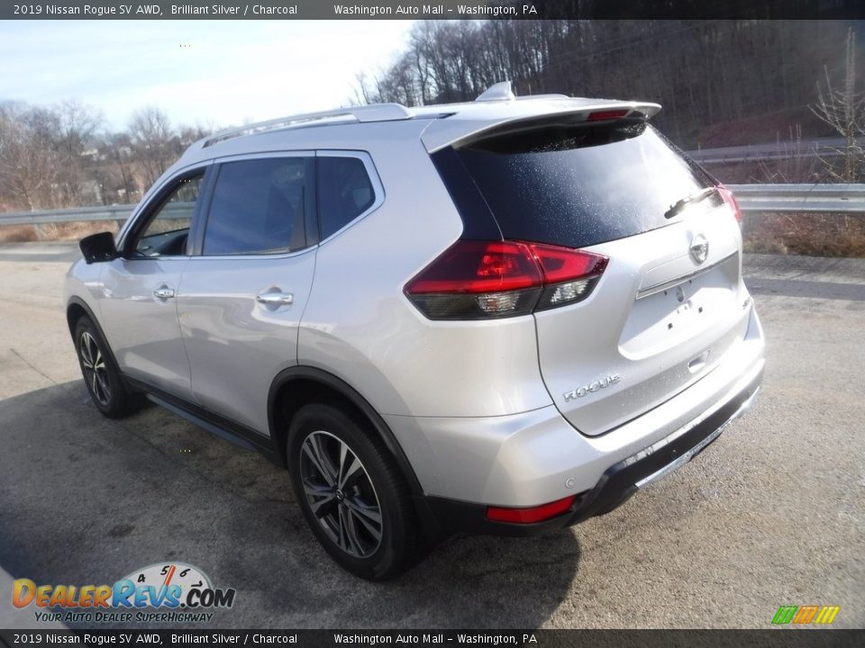 2019 Nissan Rogue SV AWD Brilliant Silver / Charcoal Photo #12