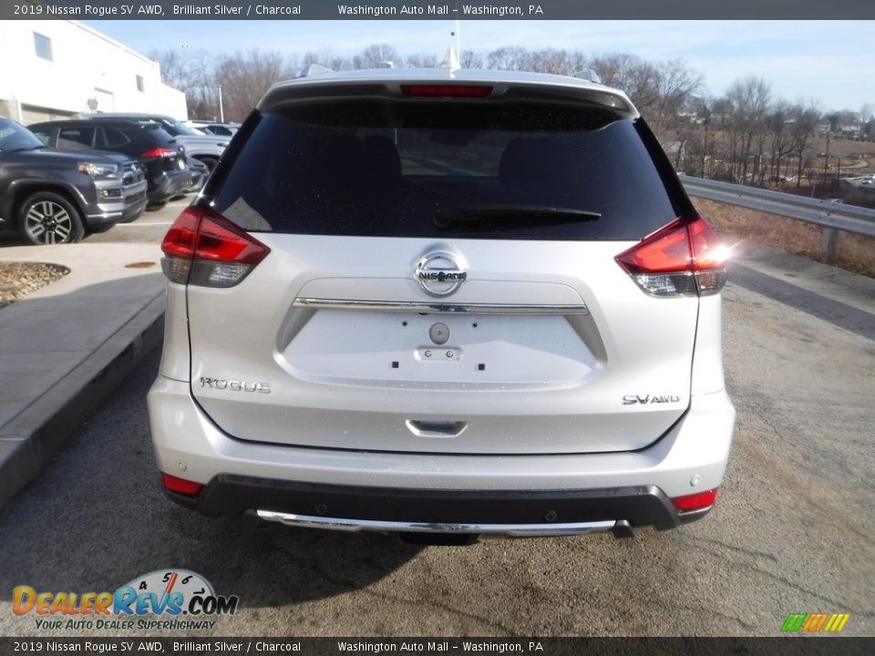 2019 Nissan Rogue SV AWD Brilliant Silver / Charcoal Photo #13