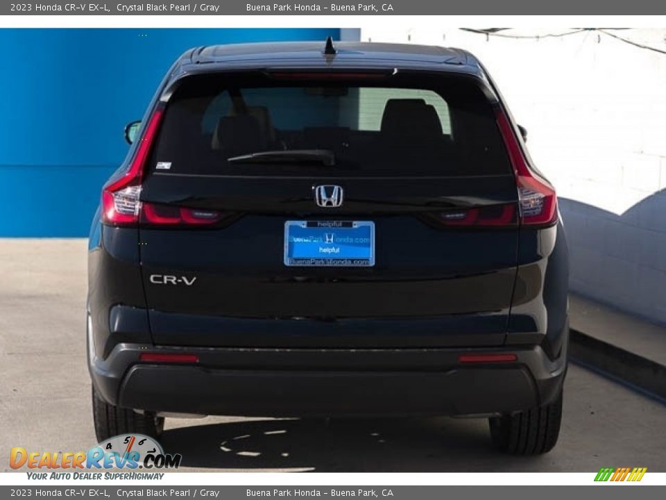 2023 Honda CR-V EX-L Crystal Black Pearl / Gray Photo #7