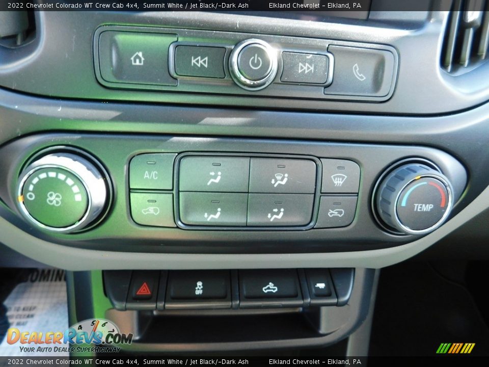 2022 Chevrolet Colorado WT Crew Cab 4x4 Summit White / Jet Black/­Dark Ash Photo #31