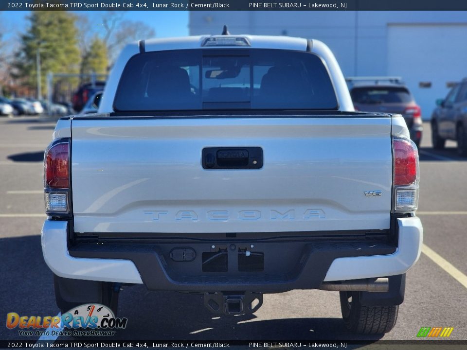 2022 Toyota Tacoma TRD Sport Double Cab 4x4 Lunar Rock / Cement/Black Photo #7