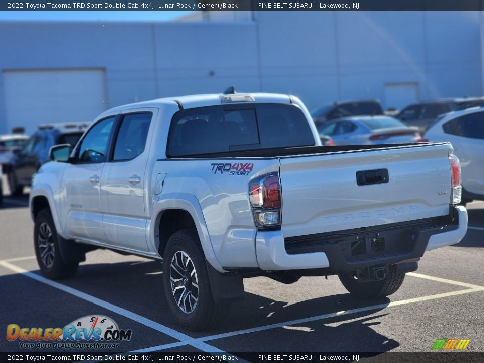 2022 Toyota Tacoma TRD Sport Double Cab 4x4 Lunar Rock / Cement/Black Photo #9