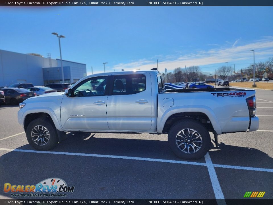 2022 Toyota Tacoma TRD Sport Double Cab 4x4 Lunar Rock / Cement/Black Photo #10