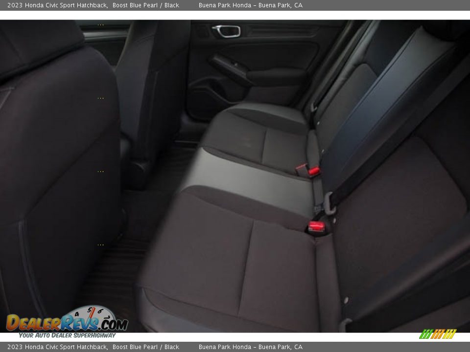 2023 Honda Civic Sport Hatchback Boost Blue Pearl / Black Photo #16