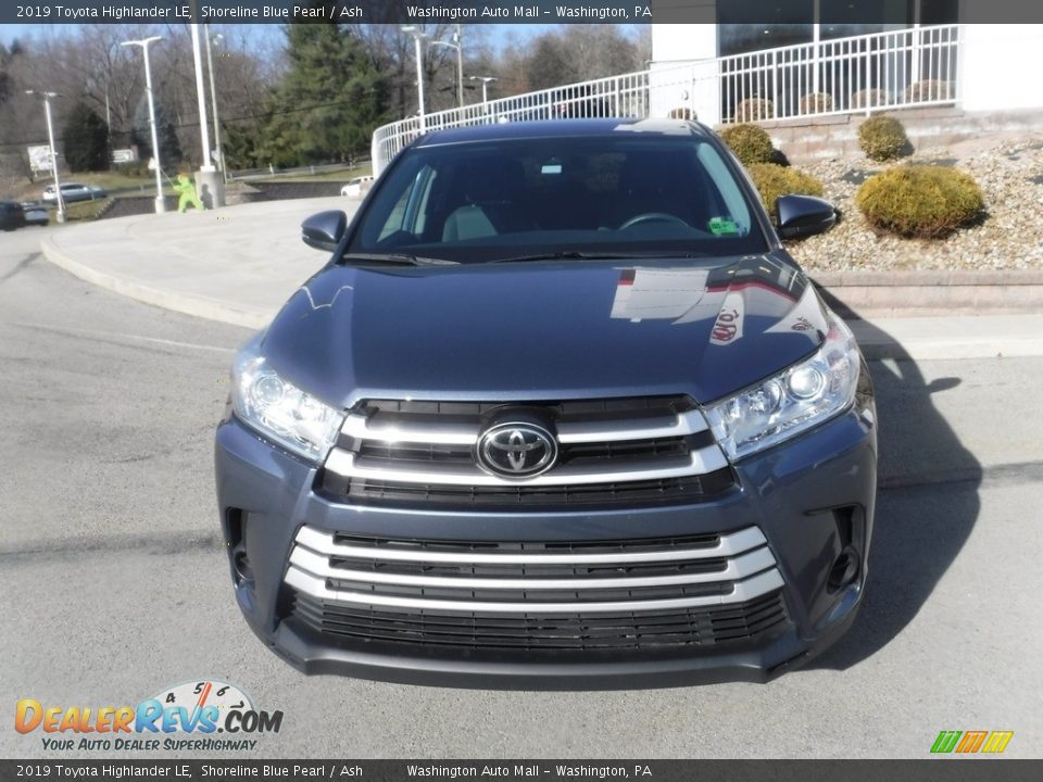 2019 Toyota Highlander LE Shoreline Blue Pearl / Ash Photo #11