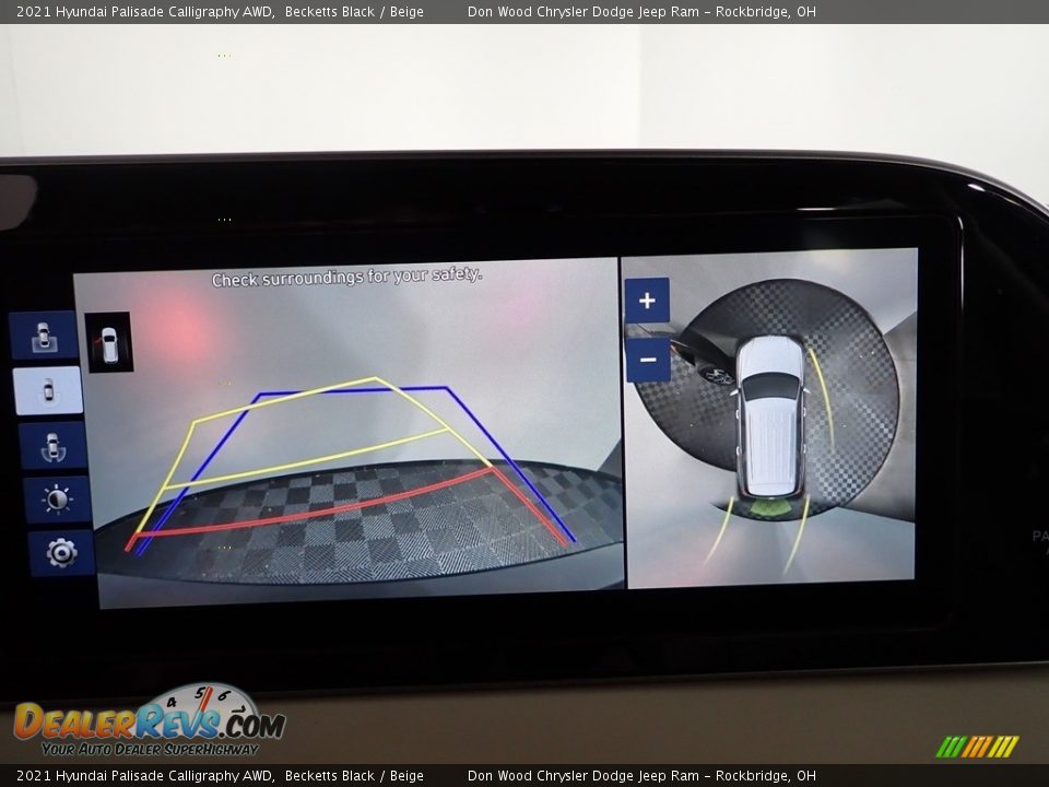2021 Hyundai Palisade Calligraphy AWD Becketts Black / Beige Photo #3