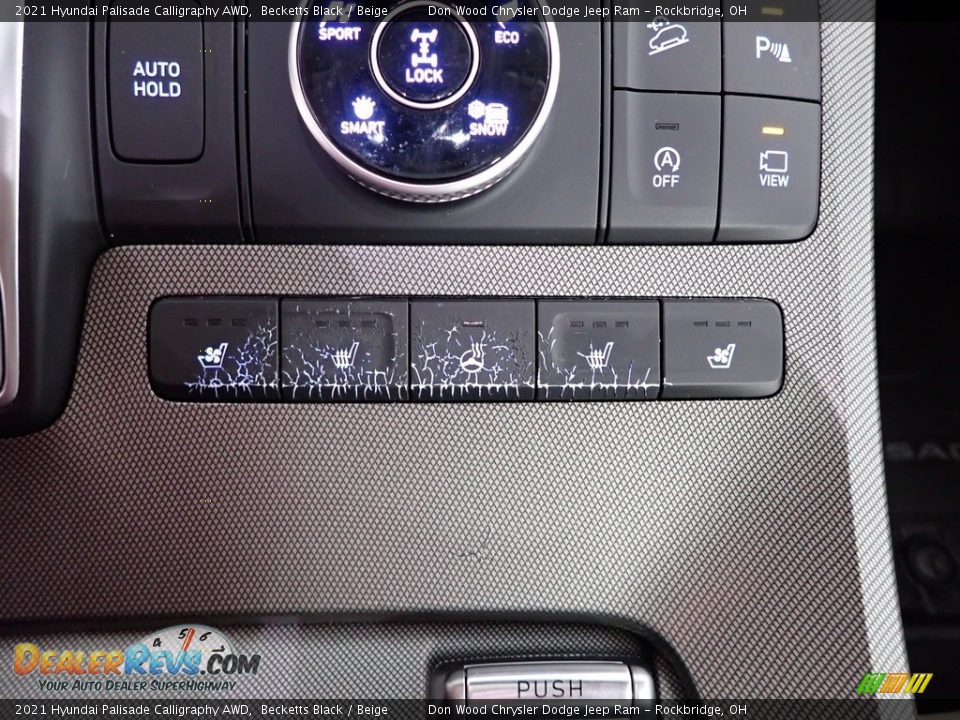 2021 Hyundai Palisade Calligraphy AWD Becketts Black / Beige Photo #4