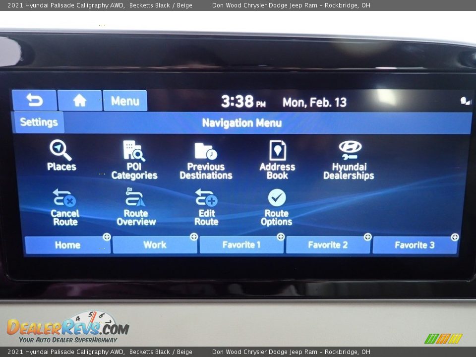 2021 Hyundai Palisade Calligraphy AWD Becketts Black / Beige Photo #5