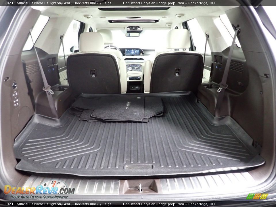 2021 Hyundai Palisade Calligraphy AWD Becketts Black / Beige Photo #13