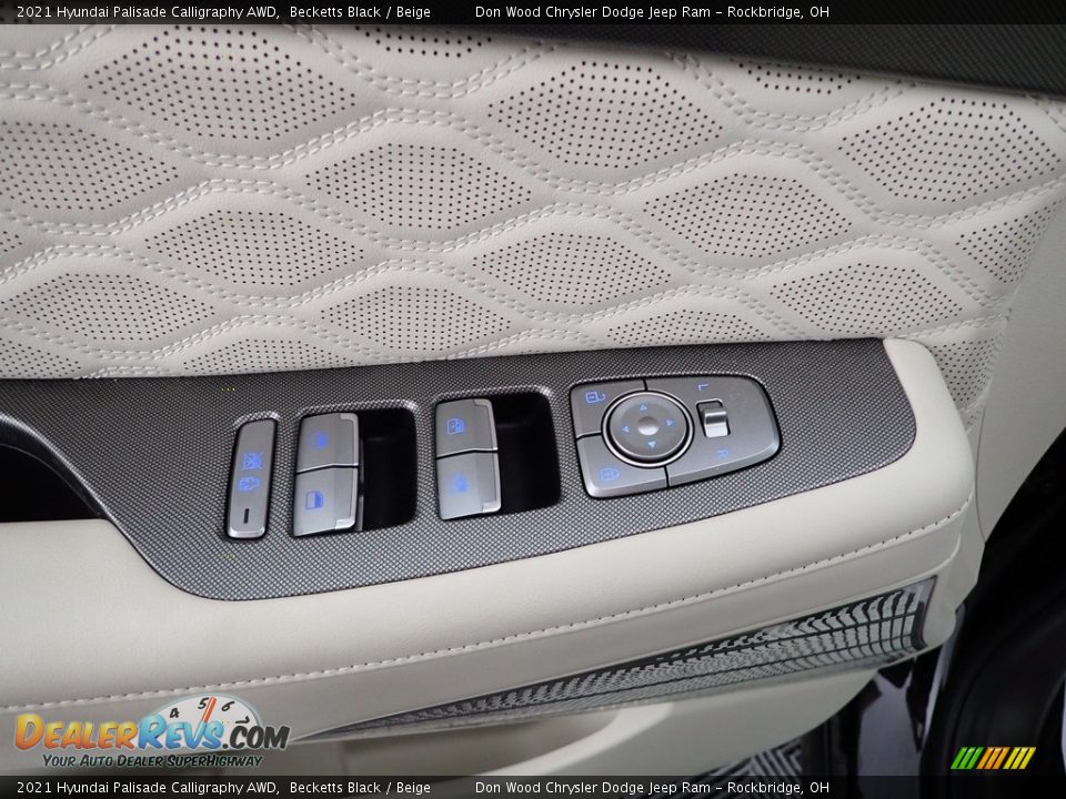 2021 Hyundai Palisade Calligraphy AWD Becketts Black / Beige Photo #17