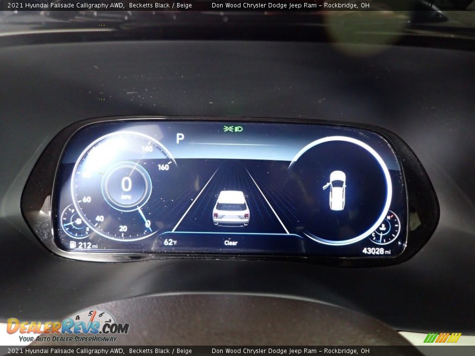 2021 Hyundai Palisade Calligraphy AWD Becketts Black / Beige Photo #23