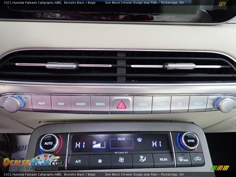 2021 Hyundai Palisade Calligraphy AWD Becketts Black / Beige Photo #24