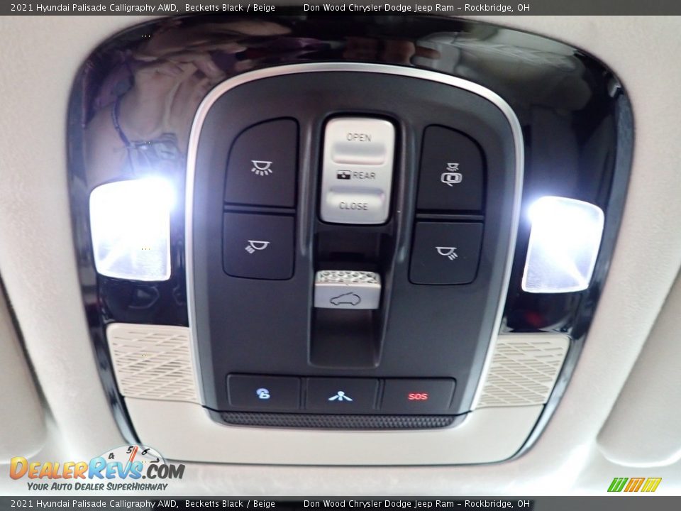 2021 Hyundai Palisade Calligraphy AWD Becketts Black / Beige Photo #27