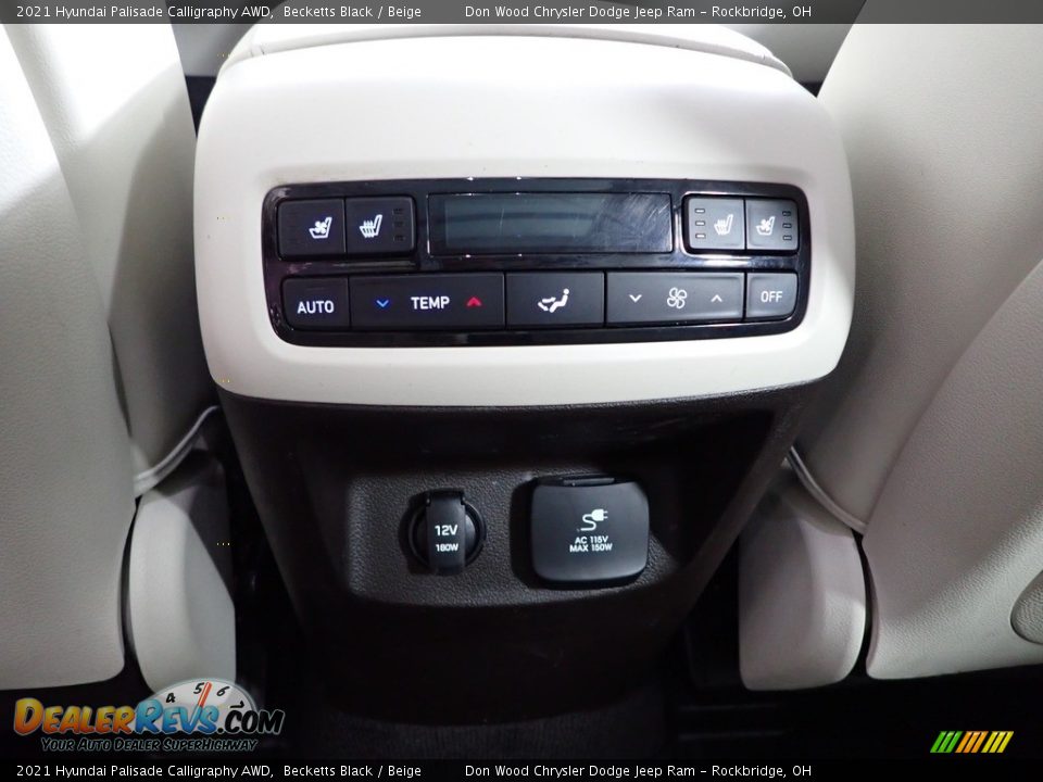 2021 Hyundai Palisade Calligraphy AWD Becketts Black / Beige Photo #31