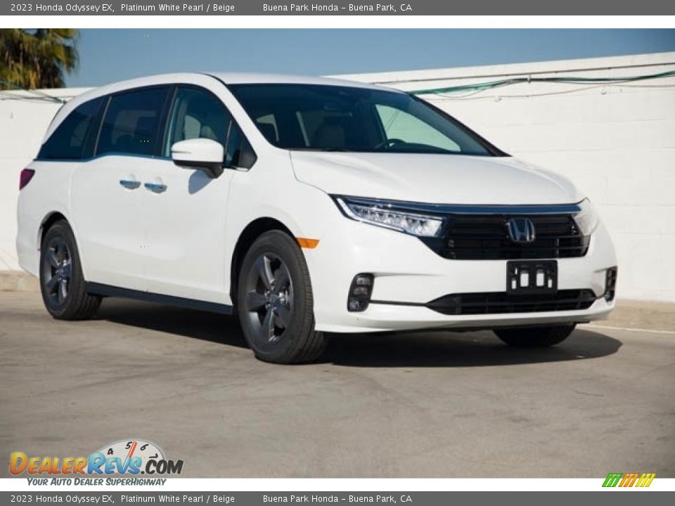 2023 Honda Odyssey EX Platinum White Pearl / Beige Photo #1