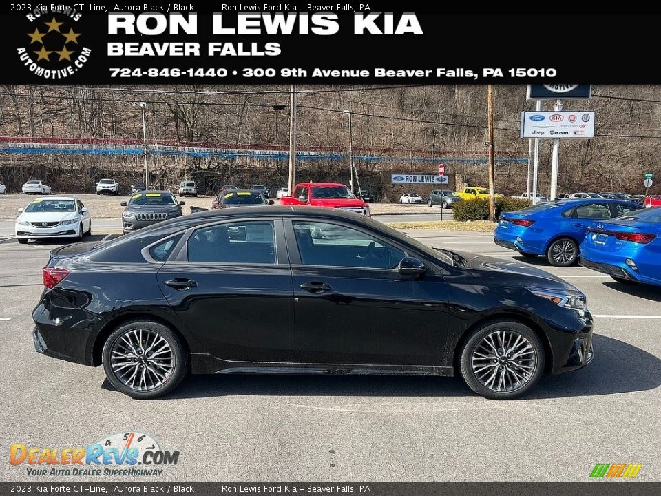 2023 Kia Forte GT-Line Aurora Black / Black Photo #1