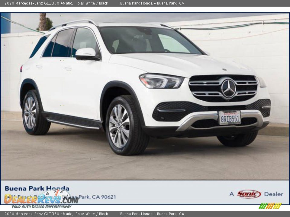 2020 Mercedes-Benz GLE 350 4Matic Polar White / Black Photo #1