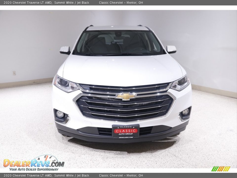 2020 Chevrolet Traverse LT AWD Summit White / Jet Black Photo #2