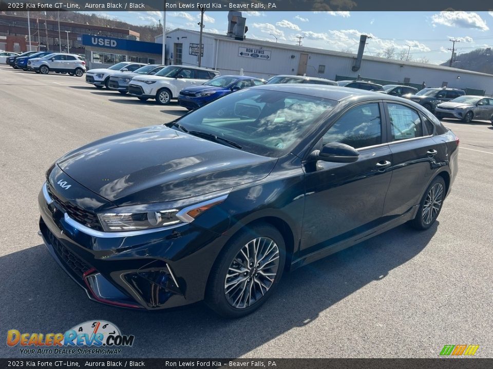 2023 Kia Forte GT-Line Aurora Black / Black Photo #4