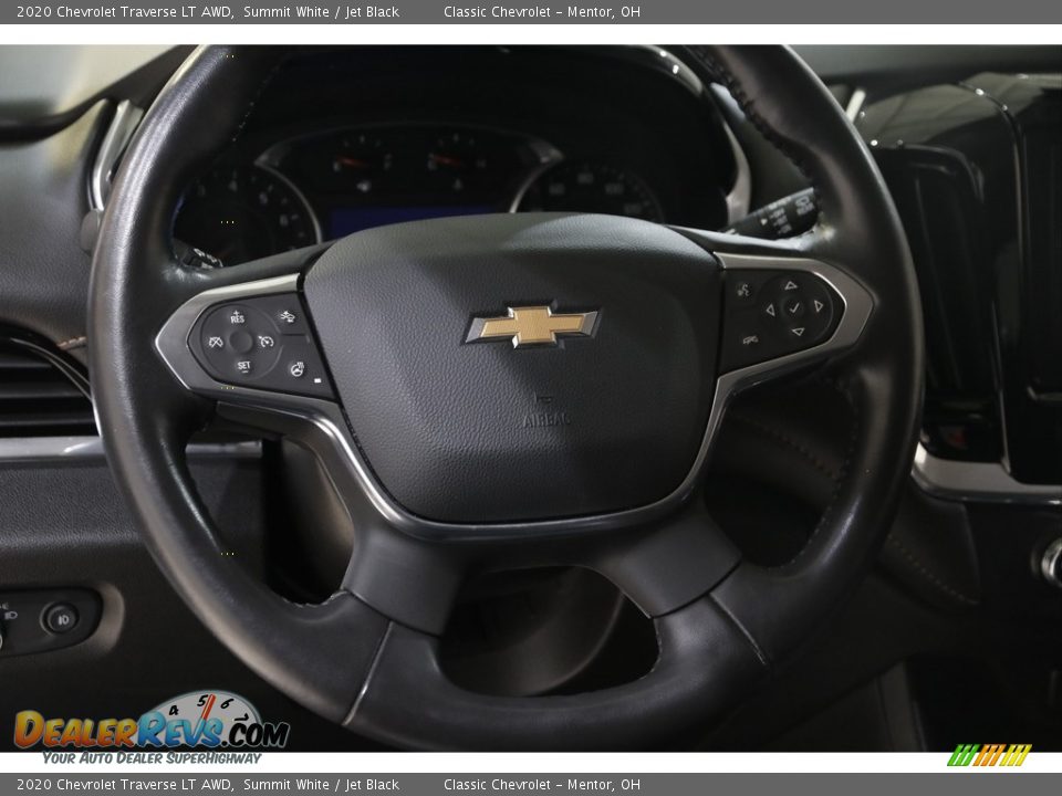 2020 Chevrolet Traverse LT AWD Summit White / Jet Black Photo #7