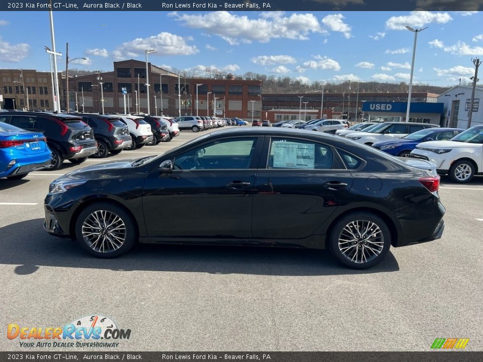 2023 Kia Forte GT-Line Aurora Black / Black Photo #5