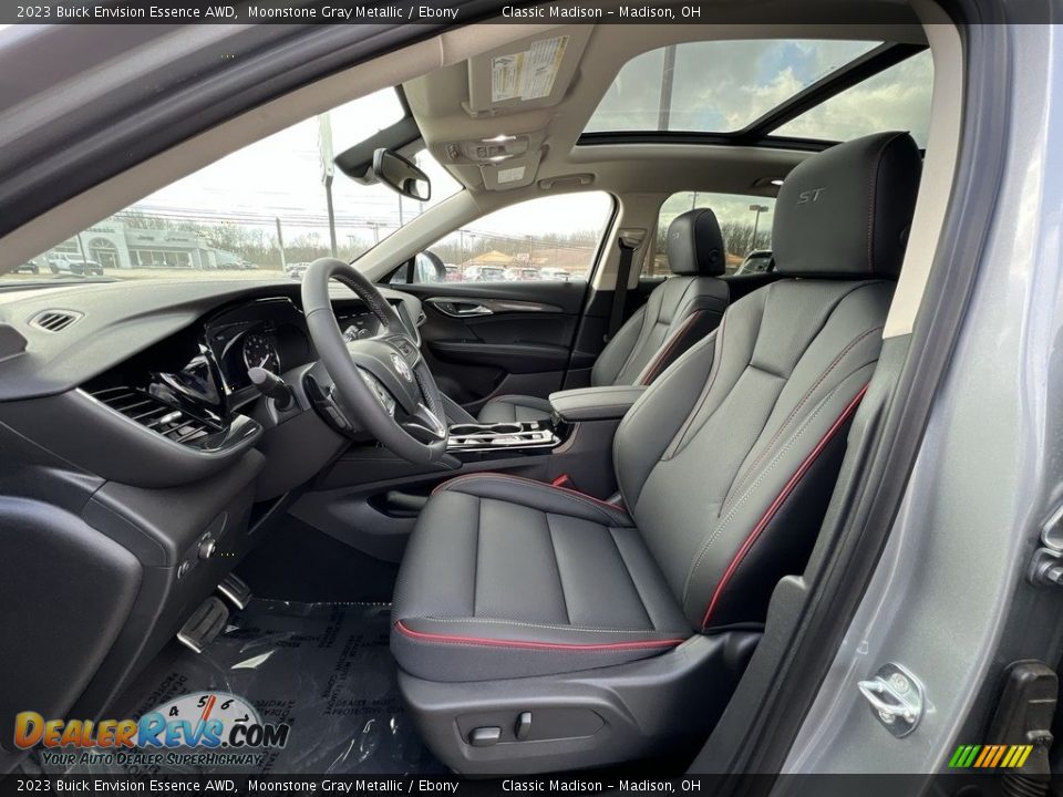 Ebony Interior - 2023 Buick Envision Essence AWD Photo #6