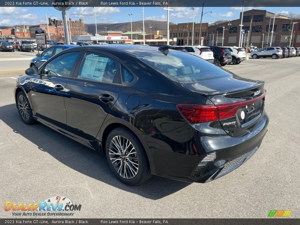 2023 Kia Forte GT-Line Aurora Black / Black Photo #6