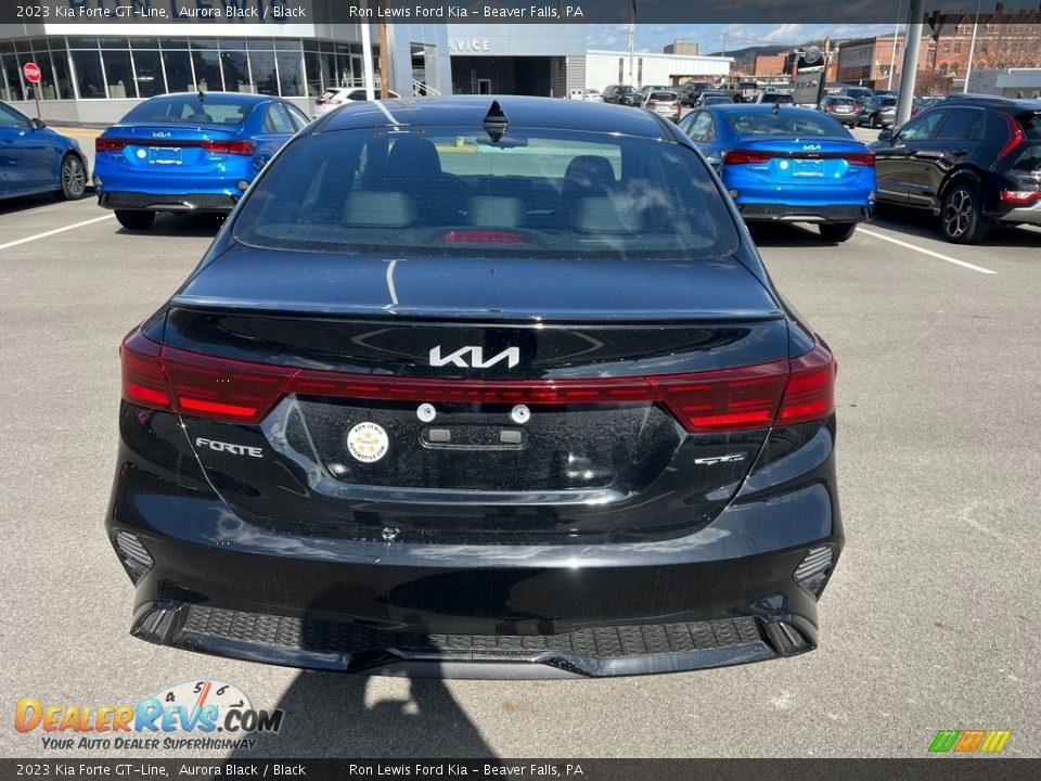 2023 Kia Forte GT-Line Aurora Black / Black Photo #7