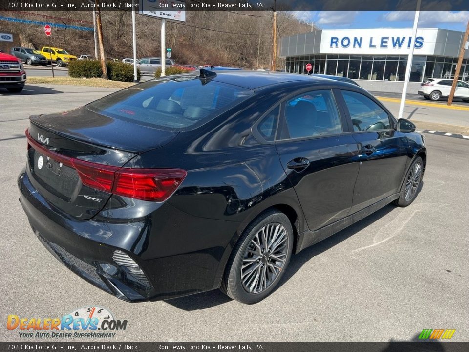 2023 Kia Forte GT-Line Aurora Black / Black Photo #8