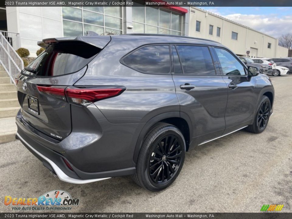 Magnetic Gray Metallic 2023 Toyota Highlander XSE AWD Photo #9