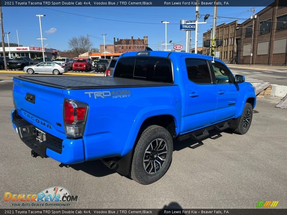 Voodoo Blue 2021 Toyota Tacoma TRD Sport Double Cab 4x4 Photo #8