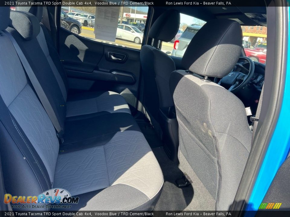 2021 Toyota Tacoma TRD Sport Double Cab 4x4 Voodoo Blue / TRD Cement/Black Photo #10