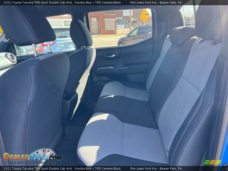 2021 Toyota Tacoma TRD Sport Double Cab 4x4 Voodoo Blue / TRD Cement/Black Photo #12