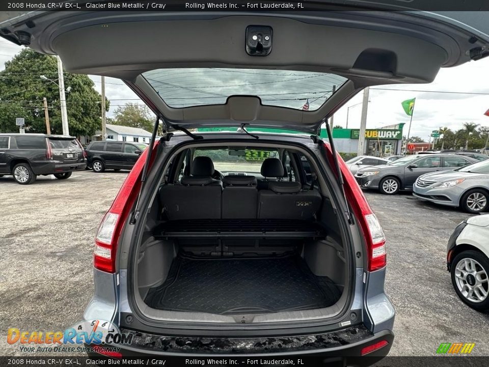 2008 Honda CR-V EX-L Glacier Blue Metallic / Gray Photo #4