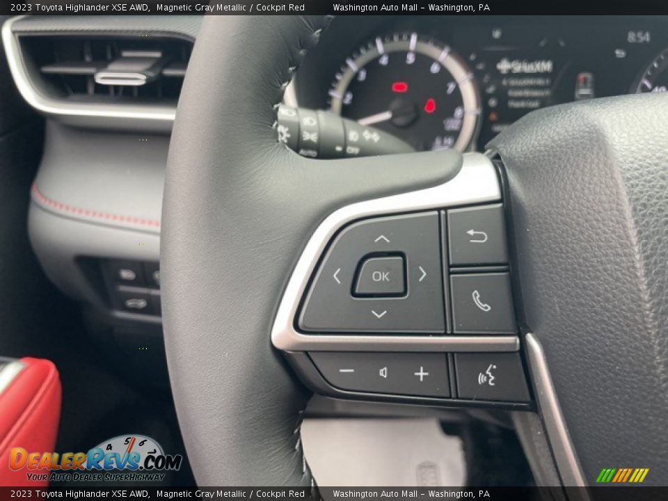 2023 Toyota Highlander XSE AWD Steering Wheel Photo #19